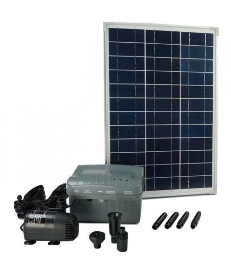 Ubbink Kit SolarMax 1000 et panneau solaire batterie et pompe 1351182