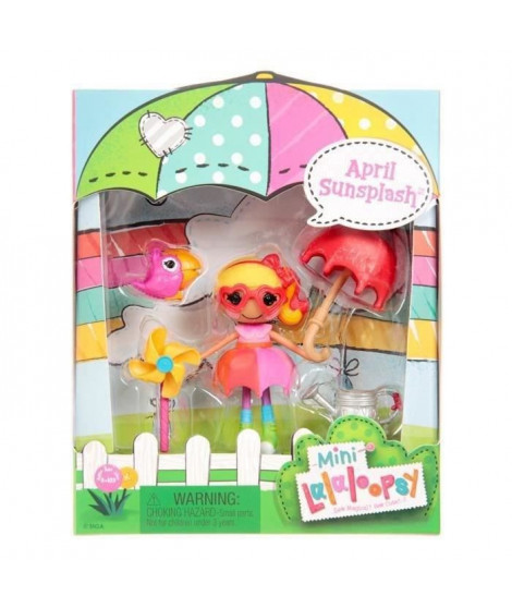 Mini Lalaloopsy - Petite Poupée 7,6 cm - April Sunsplash - 3 ans et +