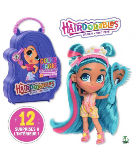 Hairdorables, Poupée Surprise (Serie 6) avec 12 surprises a l'intérieur