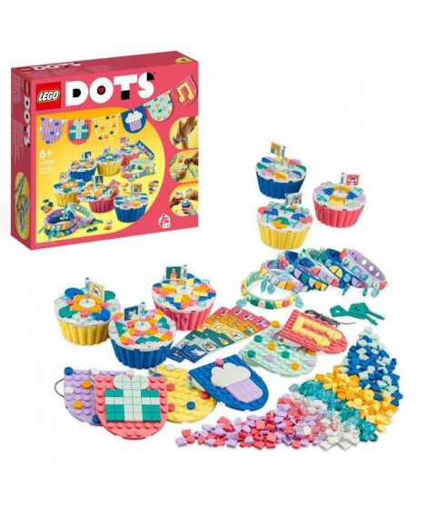 LEGO DOTS 41806 Le Kit de Fete Ultime, Jeux Anniversaire, Cadeau pour Sachets de Fete