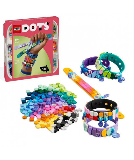 LEGO DOTS 41807 La Méga-Boîte Création de Bracelets, Création Bijoux d'Amitié, Idée Cadeau