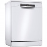 Lave-vaisselle pose libre BOSCH SMS4HCW60E SER4 - Largeur 60 cm - Blanc - 14 couverts - Induction - 40 dB