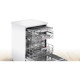 Lave-vaisselle pose libre BOSCH SMS4HCW60E SER4 - Largeur 60 cm - Blanc - 14 couverts - Induction - 40 dB