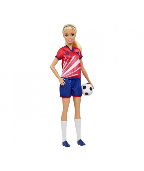 Barbie - Barbie Footballeuse - Poupée Mannequin - Des 3 ans