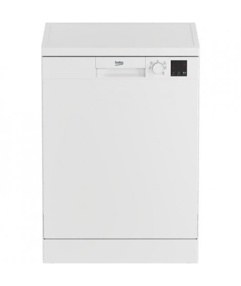 Lave-vaisselle pose libre BEKO LVV4729W - 14 couverts - L60cm - 47 dB - Cuve inox - Blanc