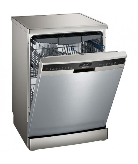 Lave-vaisselle pose libre SIEMENS SN25EI56CE iQ500 - 14 couverts - Induction - L60cm - Home Connect - 44dB - Inox