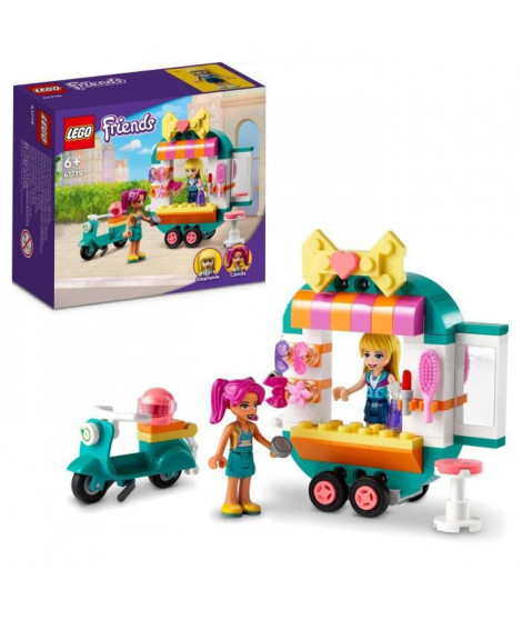 LEGO 41719 Friends La Boutique de Mode Mobile, Jouet de Petit Salon de Coiffure pour Mini-poupées d'Heartlake City, Ides 6 Ans