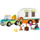 LEGO Friends 41726 Les Vacances en Caravane, Jouet Camping-Car avec Voiture, Enfants 4 Ans