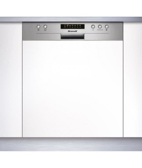 Lave-vaisselle encastrable BRANDT LVE134X - 13 couverts - 44 dB - Silver