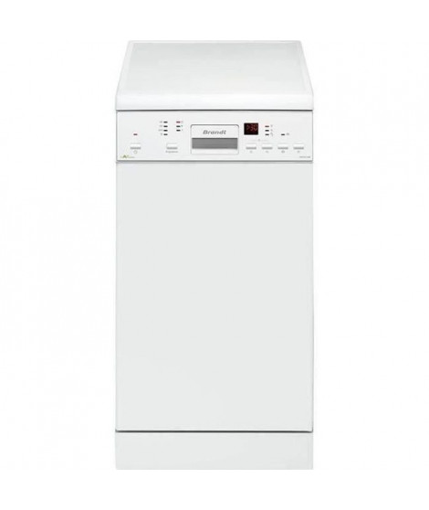 BRANDT DFS1010W - Lave-vaisselle 45cm 10 couverts Blanc