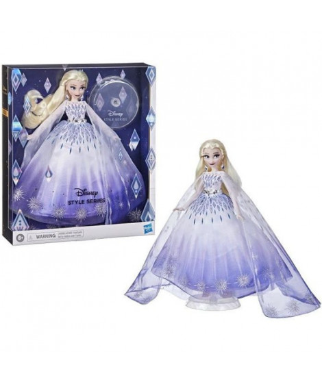 DISNEY PRINCESSES - Style Series - Poupée Elsa - accessoires pour Poupée mannequin - jouet de collection - des 6 ans