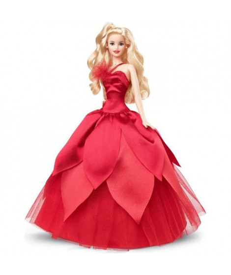 Barbie - Barbie Joyeux Noël Blonde - Poupée - 6 ans et +
