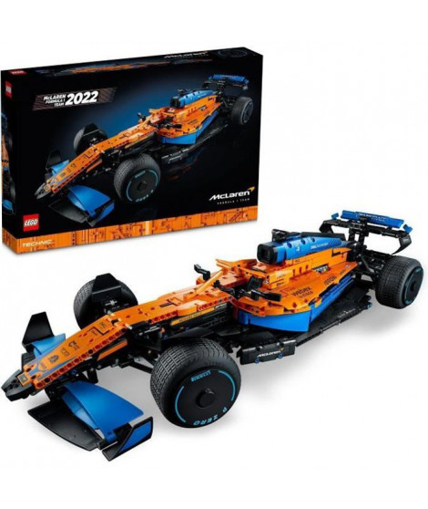 LEGO 42141 Technic La Voiture De Course McLaren Formula 1 2022, Modele Réduit F1, Kit de Construction, Maquette pour Adultes