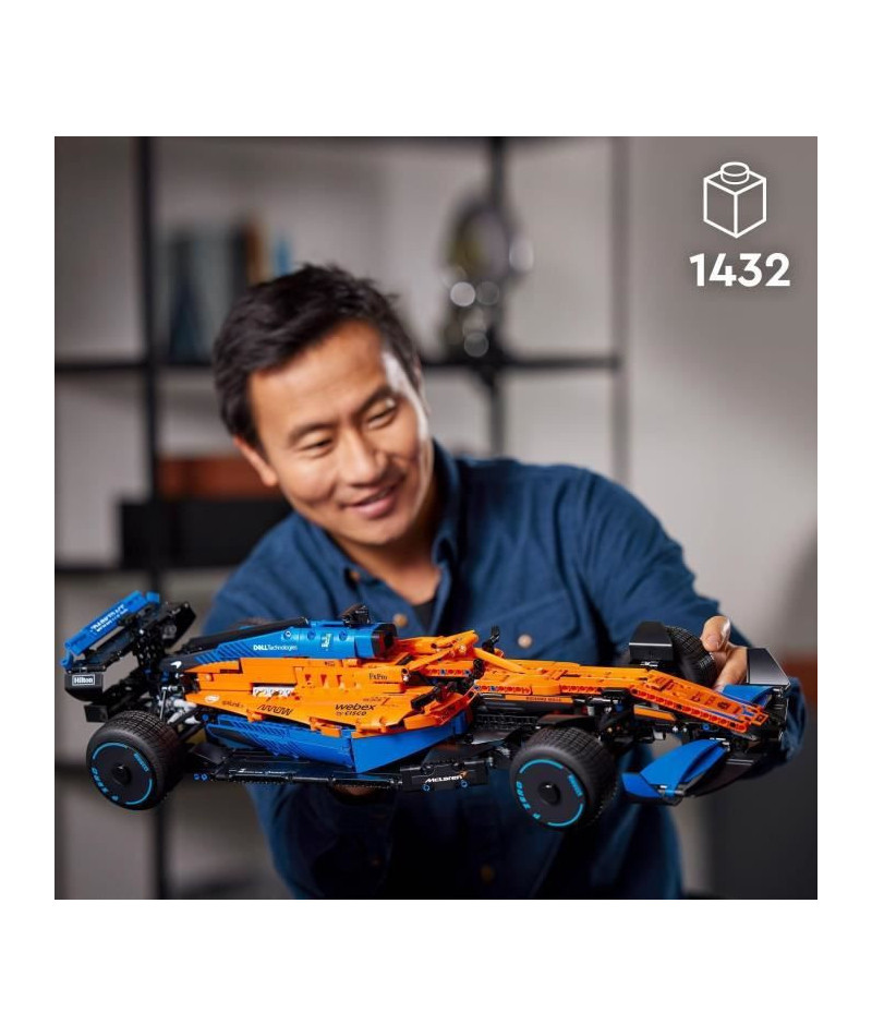 LEGO 42141 Technic La Voiture De Course McLaren Formula 1 2022, Modele  Réduit F1, Kit de Construction, Maquette pour Adultes 
