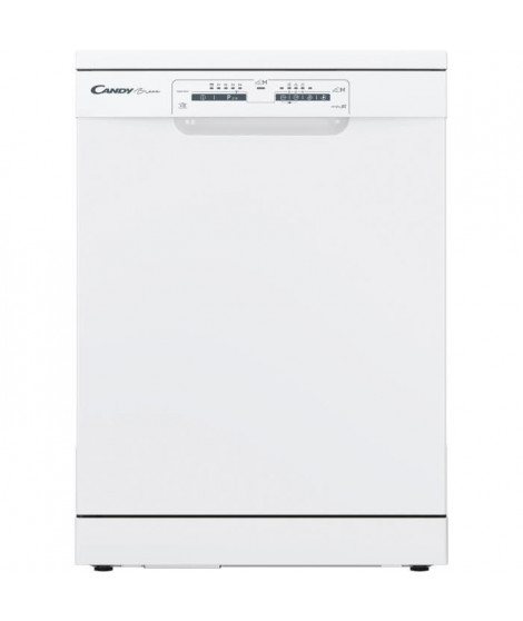 CANDY HCF3C7LFW - Lave-vaisselle pose libre - 13 couverts - 47 dB - A+++ - L60 cm - Blanc