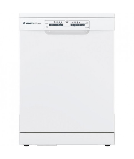 CANDY HCF3C7LFW - Lave-vaisselle pose libre - 13 couverts - 47 dB - A+++ - L60 cm - Blanc