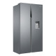 HAIER Series 3 HSR3918EWPG Réfrigérateur américain - 521 L (330+191) - Total No Frost - Classe E - Silver