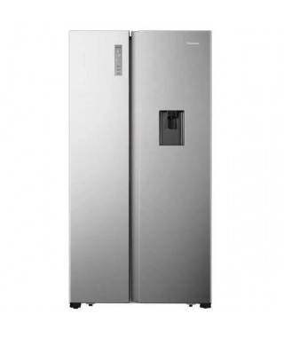 Réfrigérateur américain Hisense - HSN519WIF - 2 portes - 519 L (334 + 185)  L91cmxH179 cm  Silver