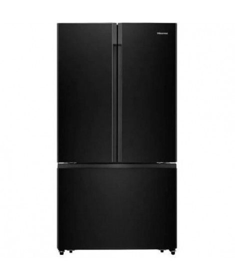 Réfrigérateur HISENSE - RF750N4ABF - Multi-portes - 600L (423L + 177L) - L 91 cm x H 178 cm - Noir