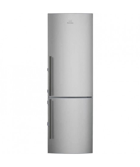 ELECTROLUX LNT4TE33X2 - Réfrigérateur congélateur bas - 311L (220+91)- Froid ventilé - No Frost - A+ - H201 x L60cm - Inox