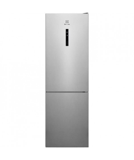 ELECTROLUX LNT7ME32X2 - Réfrigérateur congélateur bas - 302L (208+94) - No Frost - L60x H186cm - Inox