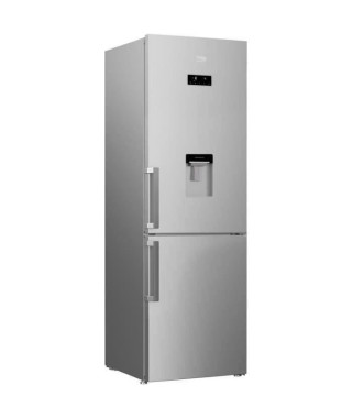 BEKO - RCNA366DSN - Réfrigérateur congélateur bas - 320 L (211+109) - NeoFrost - A++ - Gris acier