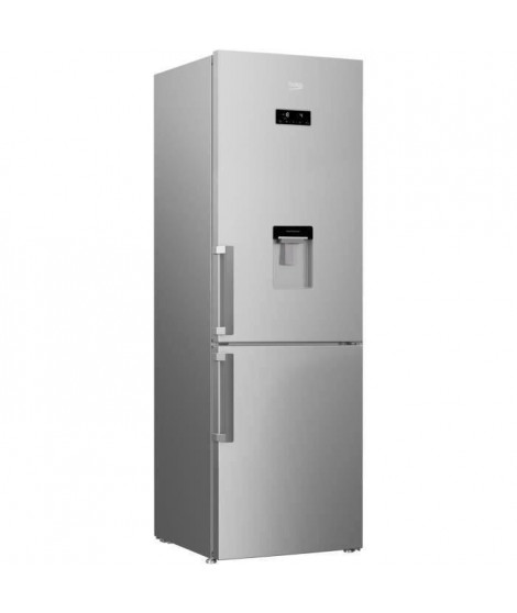 BEKO - RCNA366DSN - Réfrigérateur congélateur bas - 320 L (211+109) - NeoFrost - A++ - Gris acier