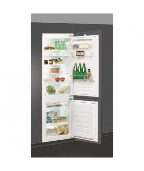 WHIRLPOOL ART65021 - Réfrigérateur congélateur bas encastrable - 275L (195+80) - Froid statique - A+ - L 54cm x H 177cm