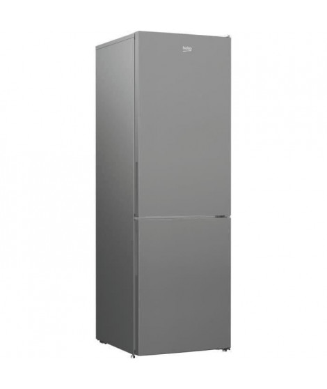 BEKO RCNA366K34SN Réfrigérateur congélateur bas - 324 L (215+109) - Froid ventilé - NeoFrost - A+ - Gris acier