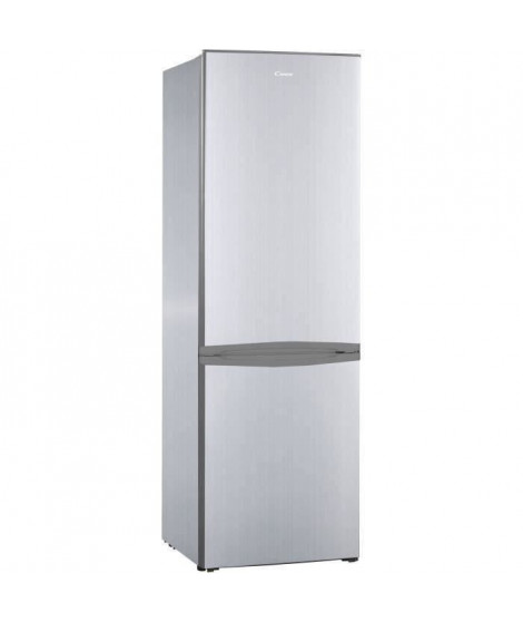 CANDY CBM-686SN - Réfrigérateur combiné 308L (219L+89L) - Froid statique - L59xH185cm - Silver