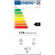 BEKO B1753HCN - Réfrigérateur intégrable Table Top 110L (97+13L) - Froid statique - L54,5x H86,6cm - Blanc