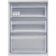 CONTINENTAL EDISON - Réfrigérateur congélateur bas 268L - Froid statique - Poignées inox - Silver