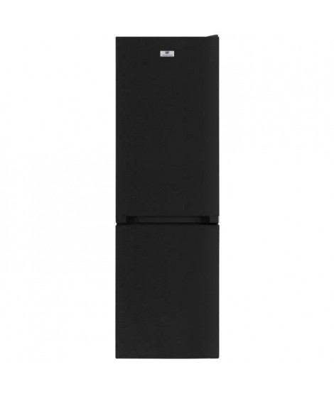 Réfrigérateur congélateur bas CONTINENTAL EDISON CEFC291NFIXB 291 L Total No Frost  L 59,5 cm x H 186 cm Inox noir