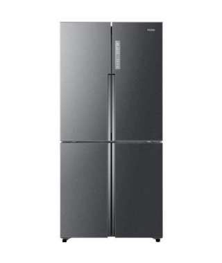 HAIER HTF-458DG6 - Réfrigérateur multi-portes - 456L (316+140) - Froid ventilé - A+ - L83.3 x H180.4 - Inox