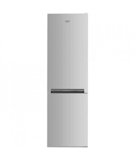 HOTPOINT H8A1ES - Réfrigérateur congélateur bas - 338L (227+111) - Froid brassé - A+ - L 60cm x H 189cm - Silver