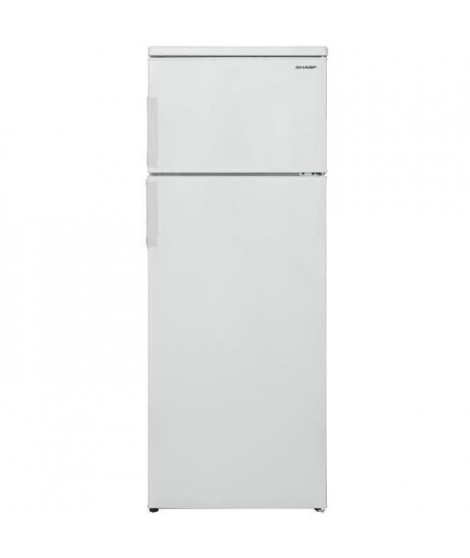 SHARP Réfrigérateur 2 Portes, 213 L, Blanc