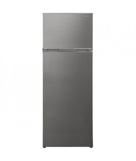 SHARP Réfrigérateur 2 Portes, 213 L, Silver