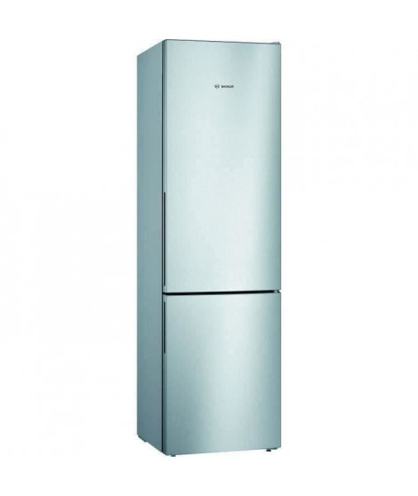 BOSCH KGV39VLEAS - Réfrigérateur congélateur bas - 344L (250+94) - Froid brassé - A++ - L 60cm x H 201cm - Inox