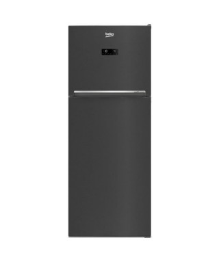 Réfrigérateur combiné BEKO RDNT470E30ZXBRN - Double porte - 422 litres - L76cm - Noir