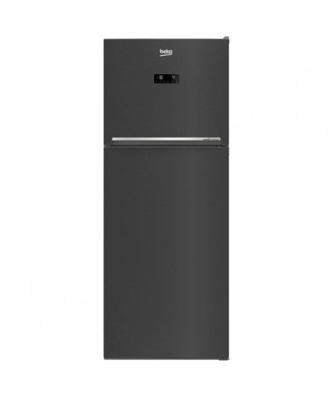 Réfrigérateur combiné BEKO RDNT470E30ZXBRN - Double porte - 422 litres - L76cm - Noir