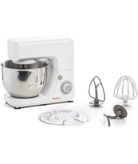 MOULINEX QA150110 Essential Robot pâtissier multifonction, 800 W, 6 vitesses, Capacité 4,8L, Utilisation simple, Robuste, Per…