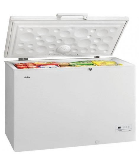 HAIER HCE519F - Congélateur coffre - 519L - Froid Statique - L165 x H84,5 cm - Blanc