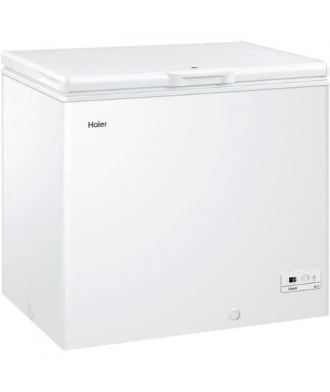 HAIER HCE203RAAE - Congélateur coffre - 203L - Froid statique - A+ - L94 x H84,5 cm - Blanc