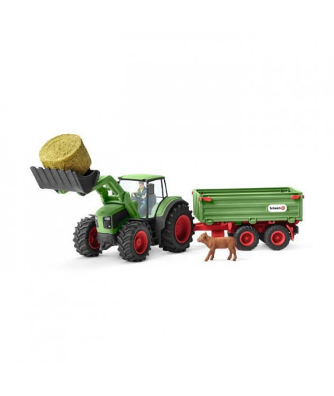 Schleich - Tracteur avec remorque - 42379
