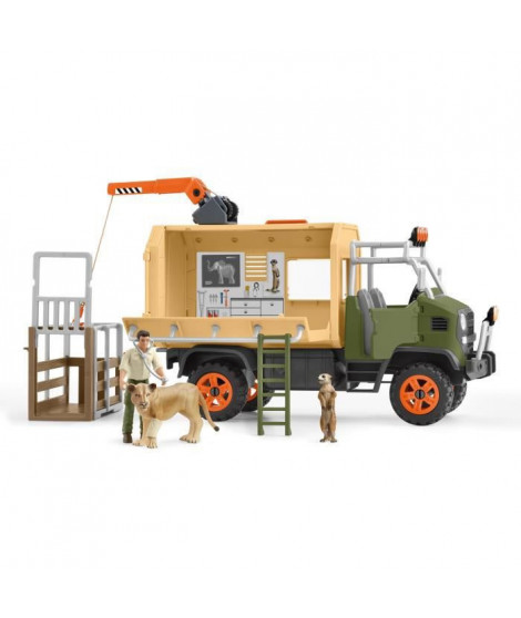 Schleich - Gros camion sauvetage d'animaux - 42475