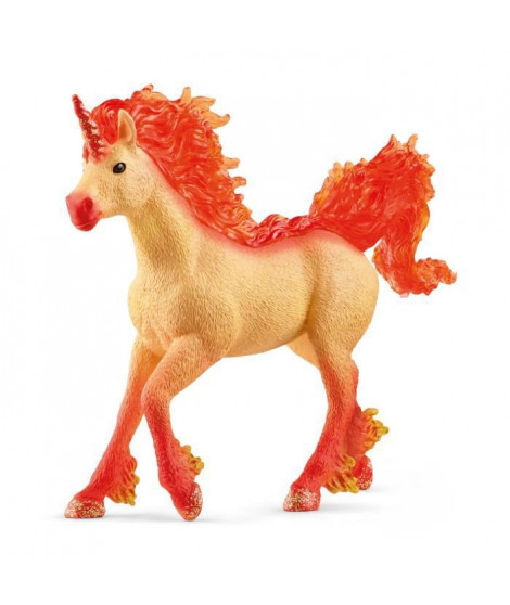 SCHLEICH - Étalon Licorne de Feu Elementa - 70756 - Gamme : bayala