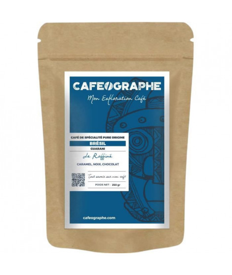 CAFEOGRAPHE Pack de café en grains Brésil Guarani