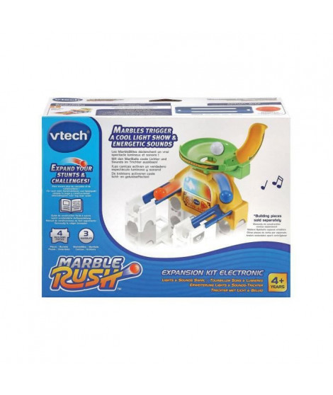 VTECH - Marble Rush Circuit a Billes - Expansion Kit Electronic - Tourbillon Sons et Lumieres