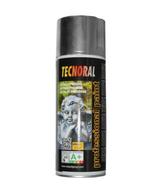TECNORAL - Bombe de peinture aérosol - Argent Brillant