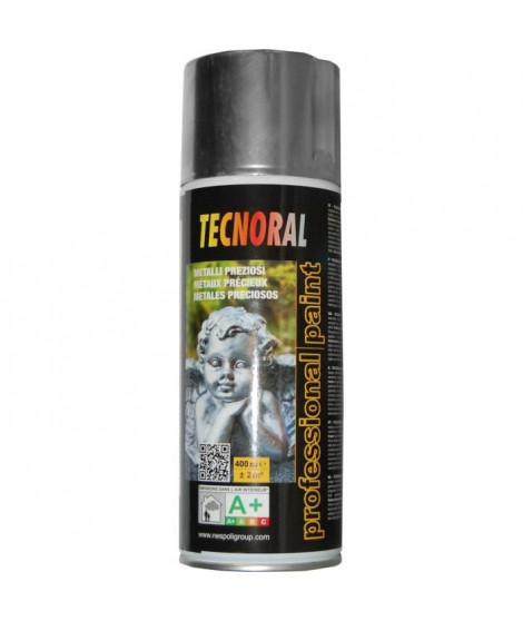 TECNORAL - Bombe de peinture aérosol - Argent Brillant